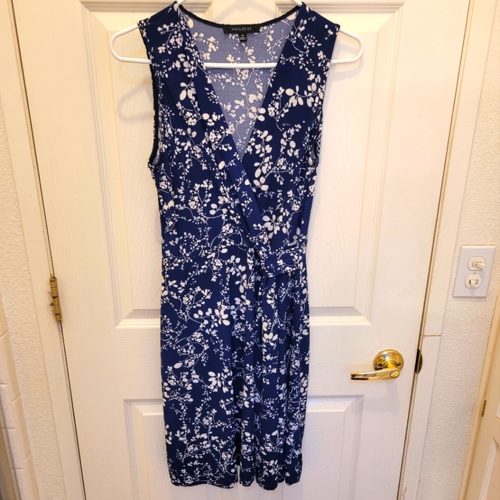 Kaileigh Seanna Faux Wrap Knit Dress